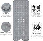 40 x16  Bath tub shower Extra Long Mat Anti Slip Antibacterial Machine Washable