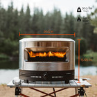 Solo Stove Pi Prime Pizza Oven Outdoor - Gas propane - Portable Pizza Oven With