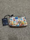 Disney Vintage Poster Print Cosmetic Makeup Bag   Mickey Mouse Luggage Tag