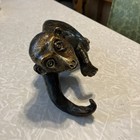 Vintage Rare Bronze Heavy Monkey Sculpture Large Look