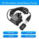 Water Pump Usb 5v 4 8w 2 4w Mini Brushless Submersible For Pond Garden Aquarium