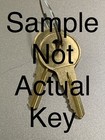 Ah01 New Keys  2  For Austin Window Locks Cut To Your Ah01 Code Free Shipping