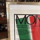 Original Vintage 1970 Porsche Poster - Monza 1000 Chilometri It Is Signed Number
