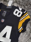 Steelers  84 Antonio Brown Ab Team Issued 2018 Home Throwback Game Jersey Coa