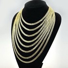 18k Gold Filled Cuban Link Chain Necklace 6mm     16    18    20    24        Mens Womens
