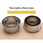 3pcs  Set Stainless Steel Dumpling Wrapper Mold Cutter Mould Kitchen Maker Tools