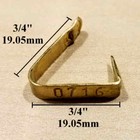 Pinnon Hatch Farms Numbered Brass Jiffy Wing Bands Chicken Id Tags