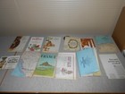 Lot Of 35 Old Vtg Maps Brochures Booklets Ephemera