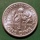 1955 D Roosevelt Dime Brilliant Uncirculated From Original Bu Rolls - 187 Sold