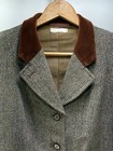 Harry Hall Of London Brown Tweed Wool Equestrian Riding Jacket- Women s S-m    