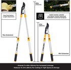 27-40  Adjustable Gear-bypass Limb   Branch Lopper With Extendable Handle