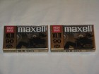 2 Maxell Xlii 90 Blank Standard Audio Recording Cassette Recordable Tape Two