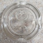 Maskat Shrine Glass sterling Silver Ashtray