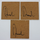 Marquis Leo Collection Signed Art Ceramic Tile Coasters Multicolor Lips Lot Of 3
