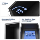24  X 12  Stainless Steel Shower Niche Matte Black Wall Insert Shelf