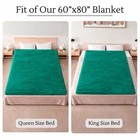 Waterproof Blanket For Bed Intimacy  80 x 60  Queen Size  Reversible Fleece     