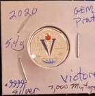 1945 2020 Victory Nickel 5 Cents   9999 Silver Canada Gem Proof Color Scarce Ftv
