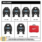 Milwaukee 49-16-2461m 1 4  -7 8  Streamline Acr Press Jaw Kit For M12 Press Tool