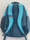 Under Armour Ua Hustle 3 0 Backpack Blue Orange Laptop School 1294720 439 Storm