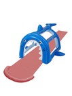     new Sealed     Coconut Grove Shark Inflatable Tunnel Slide Sprinkler