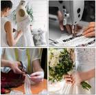 40 Yards White Lace Ribbon Gift Wrapping  Wedding Dress Decoration Sewing Crafts