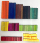 Wooden Cuisenaire Colored Rods Set Of 74