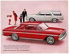 1964 Rambler Classic 770 Red Hardtop  White Cross Country Wagon Vintage Ad 