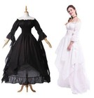 Medieval Vintage Dress Vampire Devil Bride Cosplay Renaissance Victorian Dress 