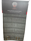 Vince Camuto Room Darkening 96  Window Panels With Grommets Gray Metallic Ribbed