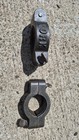 Vintage York Barbell Collars Leather Inner Grip Antique Rare Weight Strongman