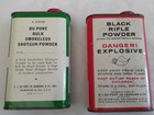 Vintage Dupont Shotgun Powder Empty Cans  2 