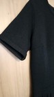 Vintage 1960s Kimberly Black Wool Knit Sheath Dress Back Zip Knee Length M l