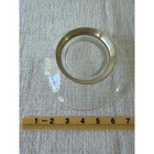 Vintage Glass Bowl With Silver Plated Base 6  Round Footed Serving Dish Or D  cor