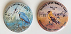 Naches Sportsman s Days   Pair Of Vintage Button Pins   1988   1989   Washington