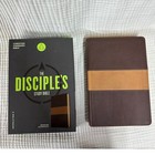 Csb Holman Disciple s Study Bible In Brown And Tan Leathertouch Binding In Box