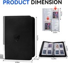 Graded Card Binder  Holds 40 Psa Slabs  4 Pocket Slab Binder For Psa Cgc Csg Sla
