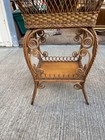 Victorian Heywood Wakefield Wicker Sewing Basket