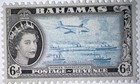 Travelstamps  1954 Bahamas Stamps Sc 165  6d  Qeii      Modern Transportation    mnh
