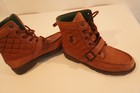 Vtg Ralph Lauren Leather Ranger Hi Ultra Boots Tan Size 6 Boys 990908 Polo Boots