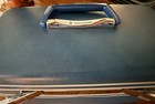 Vintage Samsonite Silhouette Blue Train Case With Compartmentalized Tray