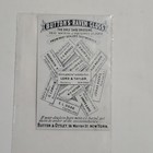 Button   Ottley Raven Gloss Victorian Shoe Dressing Trade Card Advertising