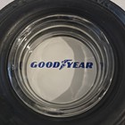 Vintage Goodyear Tire Ashtray Custom Power Cushion Rubber Advertising Glass   