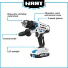 Hart Hphd02 20v Cordless 1 2in Hammer Drill Kit