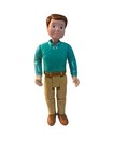 Fisher-price Loving Family Vintage Dollhouse 1993 Brunette Dad   Blonde Mom