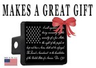Rogue River Tactical Usa American Flag Trailer Hitch Cover Plug Us Patriotic    