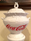 Coca-cola Coke Cookie Jar Flower Vase Victorian Style Wedding Shower New Home