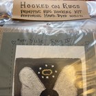 Christmas Angel Heart To Hand Hooked On Rugs Kit Canvas Pattern Hand Dyed Wool