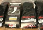 12 Pairs Men s Black Snap On Tools Crew Socks Large Free Shipping To Usa  New 
