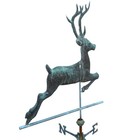 Vintage Running Deer Stag Copper Weathervane 5   5    Rare