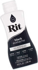 Rit Dye Liquid     Wide Selection Of Colors     8 Oz   black 